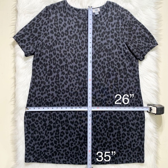 SOLD-Old Navy Leopard Print Knit ShirtDress - Picture 10 of 10